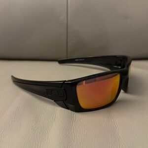 Oakley Fuel Cell Black Ink Frame with Ruby Iridium lenses. Black sq O